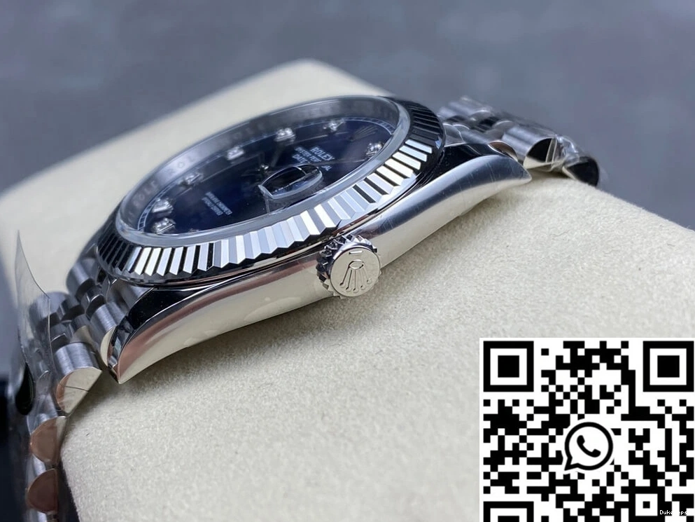 Blue Rolex Factory M126334-0016 Clean Datejust Dial 0305